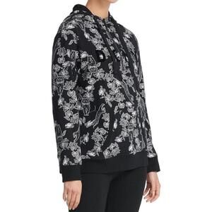 DKNY Women's Sport Sumatra Half-Zip Hoodie Black, Size: Small